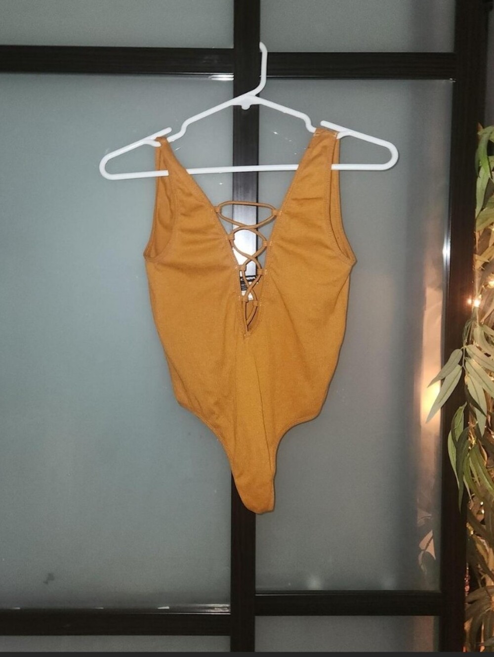 Sexy Orange Bodysuit